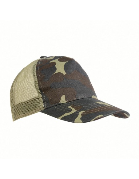 CAMOUFLAGE HAT WITH MESH COVER