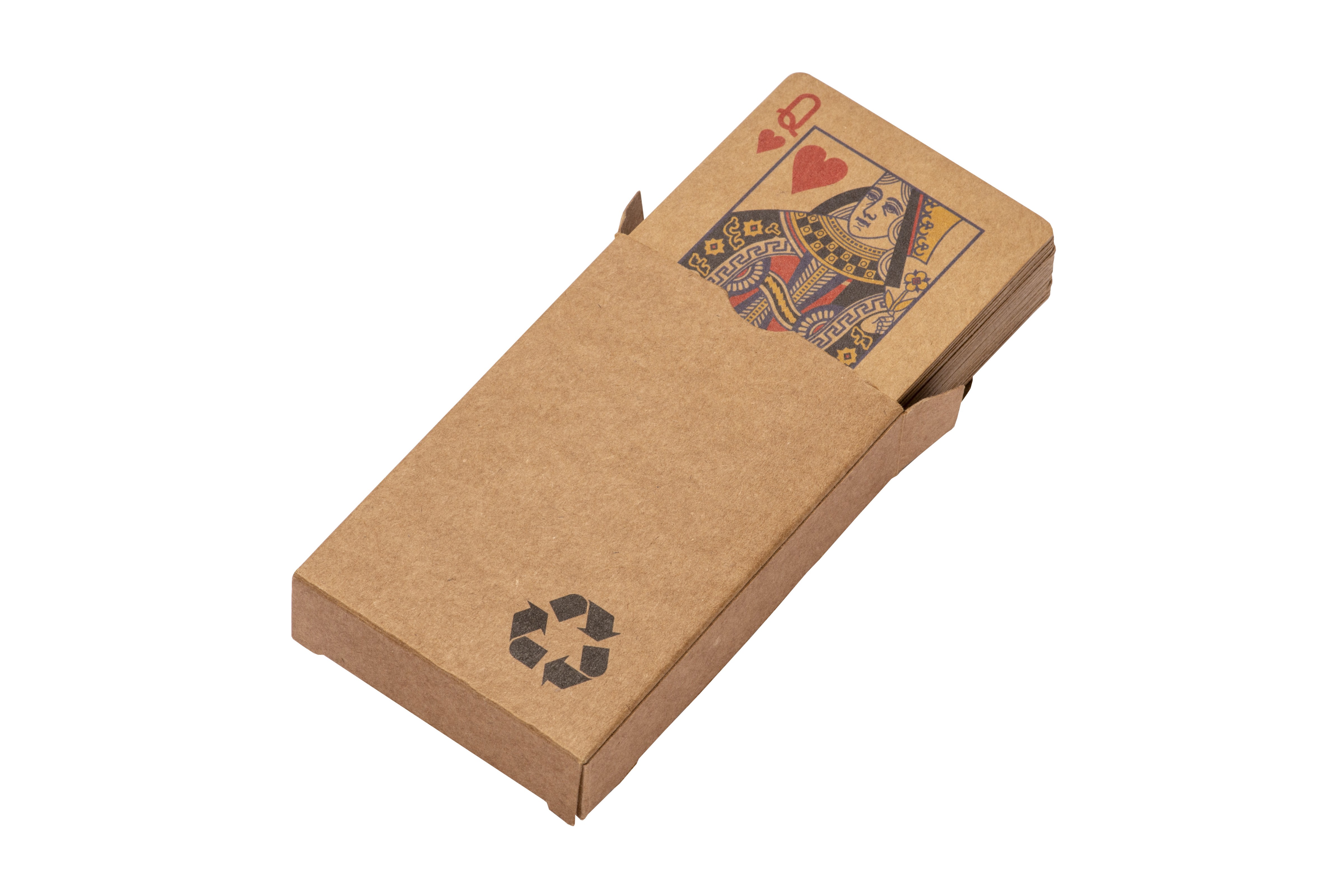 Jeu de 54 cartes à jouer en papier recyclé - ARUBA+ - Vertlapub